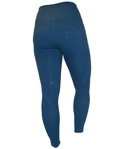 Aventus Equestrian. Verve Riding Leggings in Oxford Blue. 